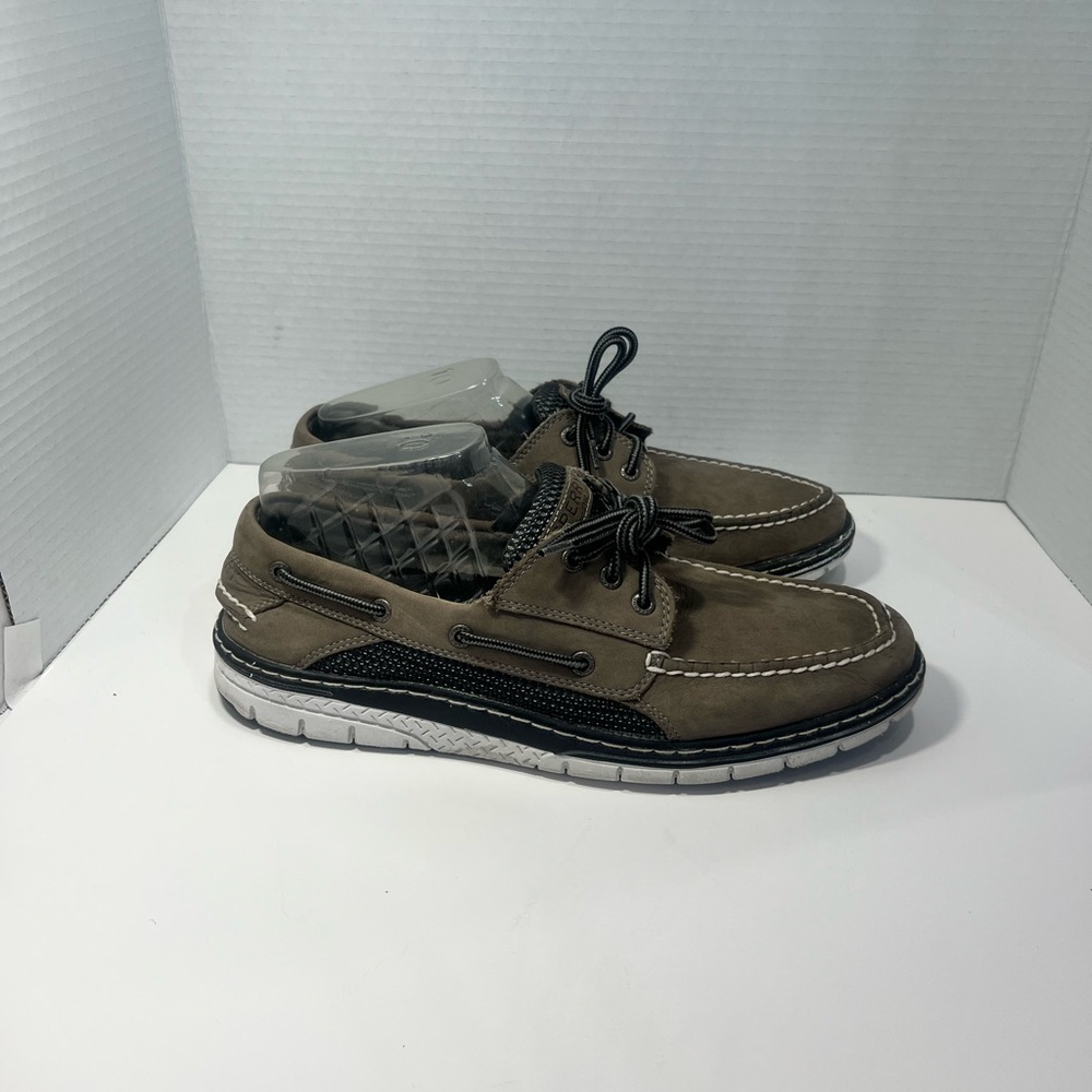 Sperry Men's Two-Tone Boat Shoes - Brown and Black